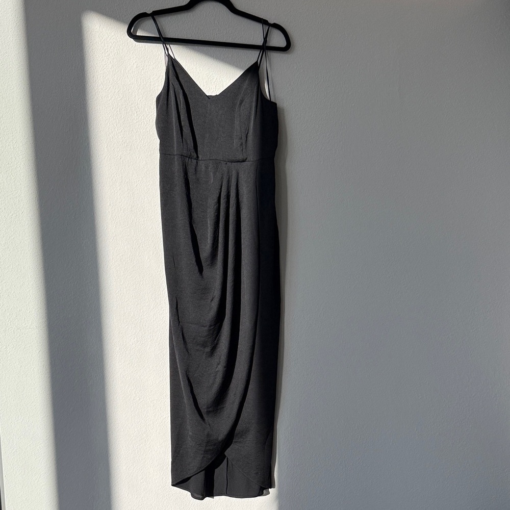 Express Black Midi Dress